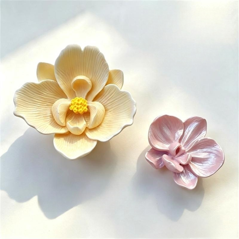 Potsticker Mold - Forma silikonowa 3D w kształcie orchidei