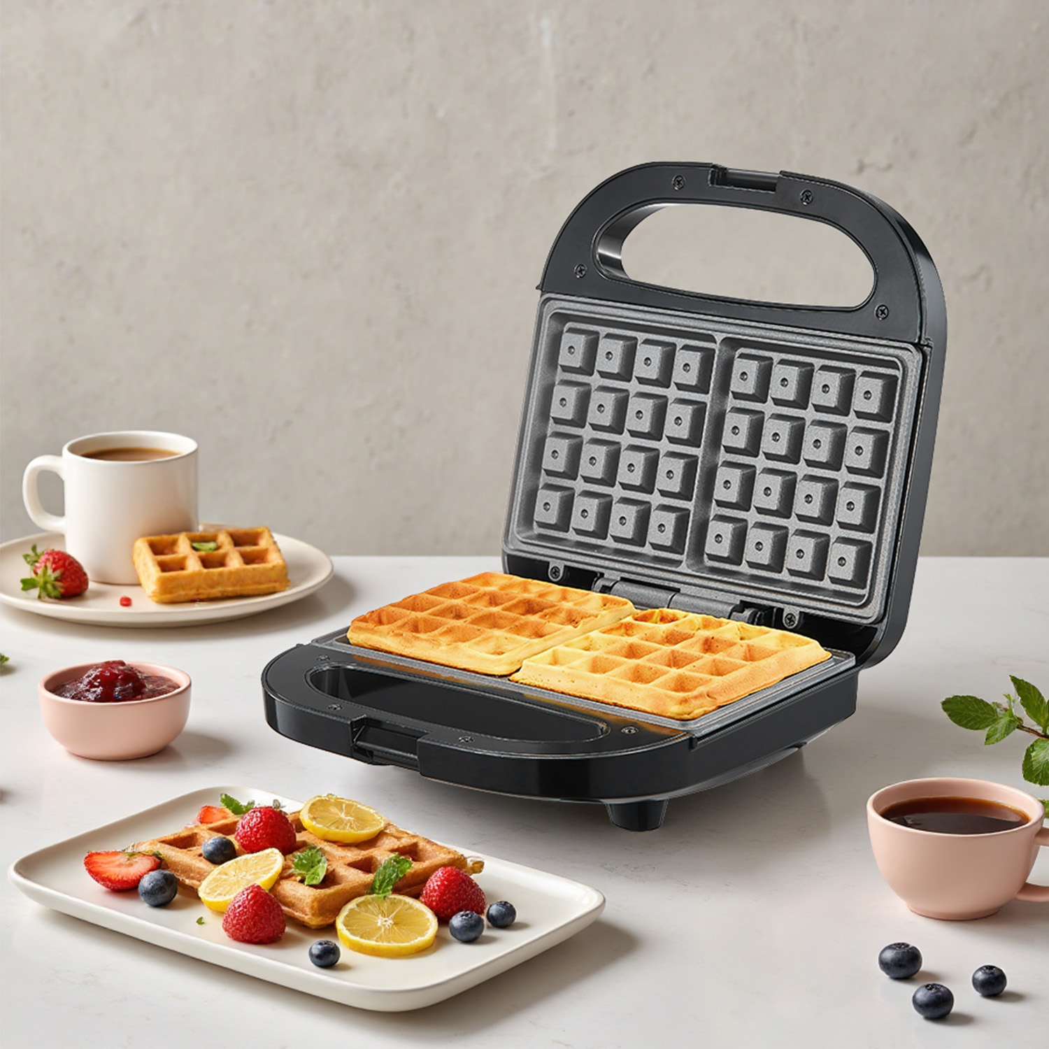 Waffle Cone Maker - Maszyna do gofrów belgijskich na 2