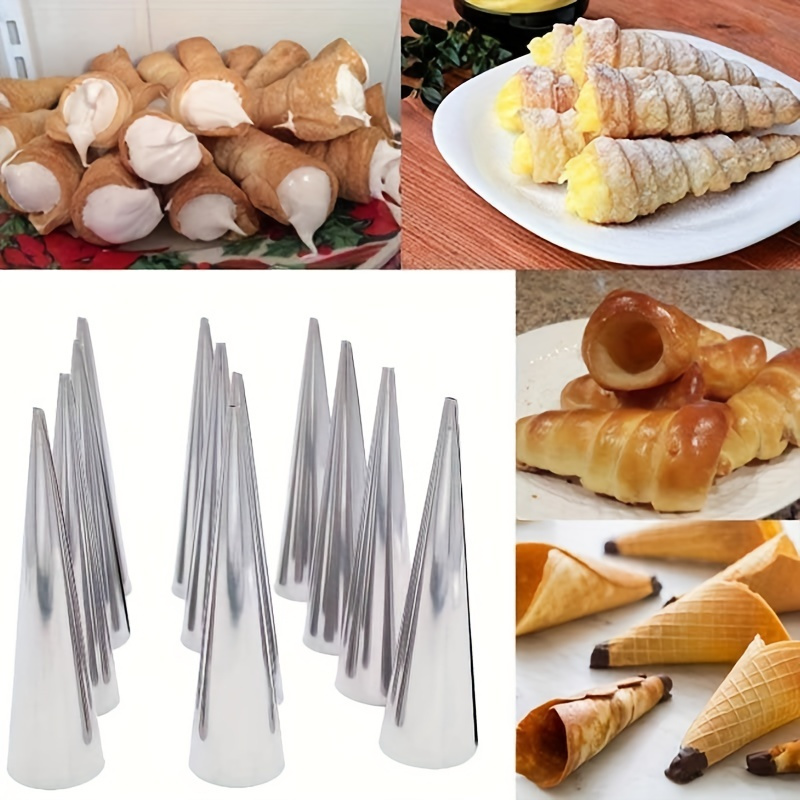 6 szt., Stożkowe Formy do Krem – Danish Pancake Pan recenzja i cena