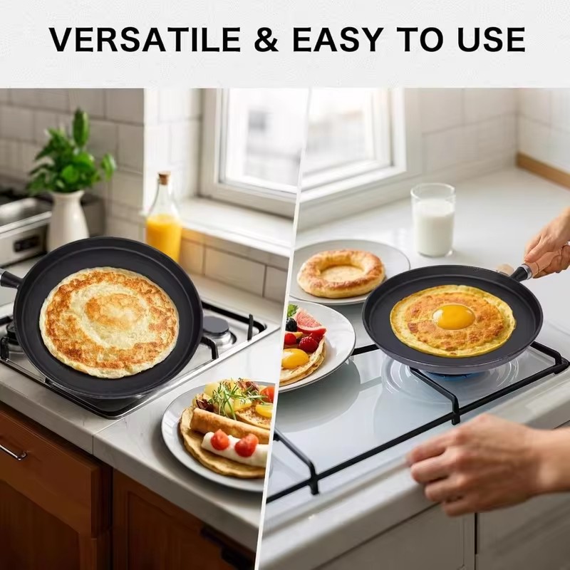Wytrzymała patelnia z żeliwa,  – Egg Waffle Pan recenzja i cena